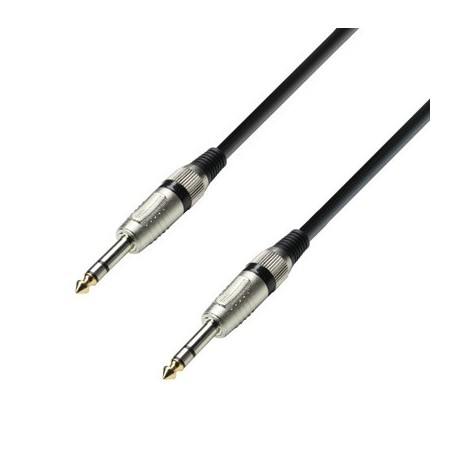 Adam Hall Cables Audiokabel 6,3 mm Stereo Klinke - 6,3 mm Stereo Klinke 3 m